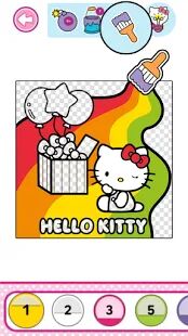 Скачать Hello Kitty Раскраска для Детей - Мод много монет Русская версия 1.1.3 бесплатно apk на Андроид