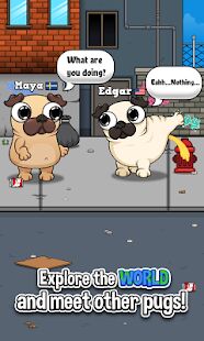 Скачать Pug - My Virtual Pet Dog - Мод много монет RU версия 1.261 бесплатно apk на Андроид