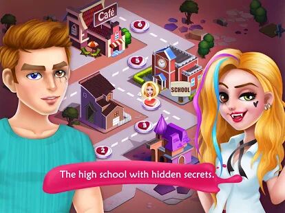 Скачать Секретная средняя школа 1: первая история любви - Мод много денег RU версия 1.9 бесплатно apk на Андроид