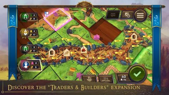 Скачать Carcassonne: Official Board Game -Tiles & Tactics - Мод меню RUS версия 1.9 бесплатно apk на Андроид