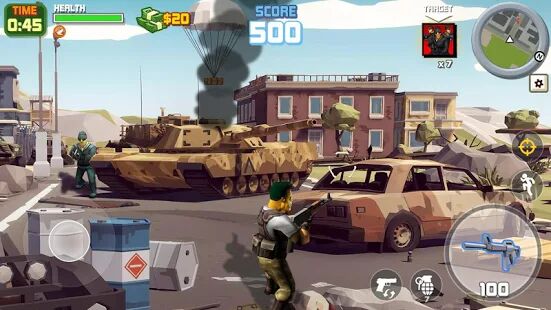 Скачать Grand Gangster City: Pixel 3D Gun Crime Game - Мод меню RU версия 1.0.5 бесплатно apk на Андроид