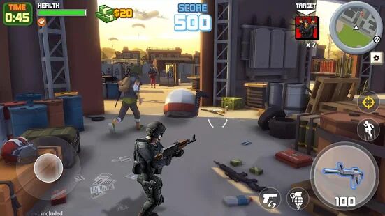 Скачать Grand Gangster City: Pixel 3D Gun Crime Game - Мод меню RU версия 1.0.5 бесплатно apk на Андроид