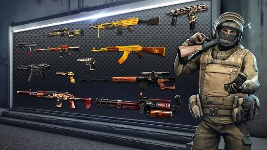 Скачать FPS Elite Strike - SWAT Gun Shooting Game 3D - Мод открытые покупки RUS версия 1.1.1 бесплатно apk на Андроид