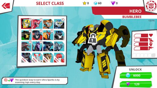Скачать Transformers: RobotsInDisguise - Мод много денег RU версия 1.9.0 бесплатно apk на Андроид