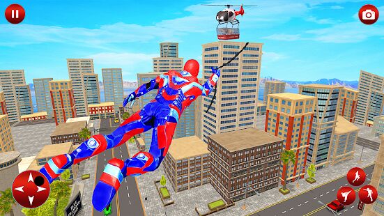 Скачать железный паук герой робот · лучшая игра роботов - Мод открытые покупки RUS версия 1.13 бесплатно apk на Андроид