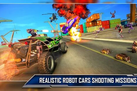 Скачать Ramp Car Robot Transforming Game: Robot Car Games - Мод много денег RU версия 1.3 бесплатно apk на Андроид