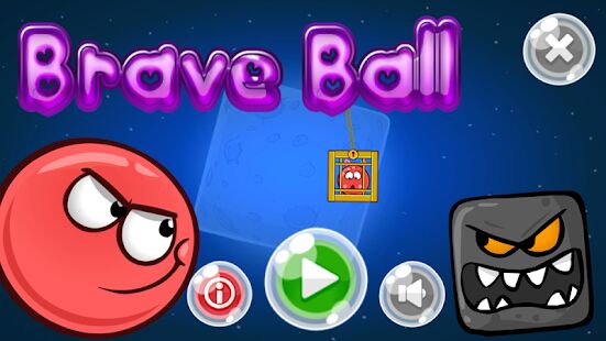 Скачать Brave Ball (Game Troll) - Мод открытые покупки RUS версия 1.4 бесплатно apk на Андроид