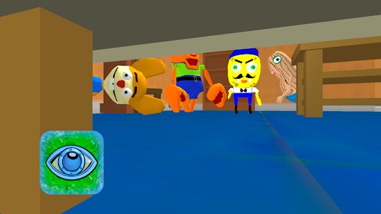 Скачать Sponge Neighbor Escape 3D - Мод меню RUS версия 1.4 бесплатно apk на Андроид