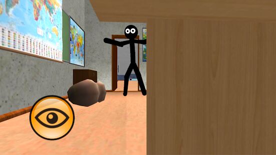 Скачать Stickman Teacher. Neighbor School Escape 3D - Мод открытые покупки RUS версия 1.2 бесплатно apk на Андроид