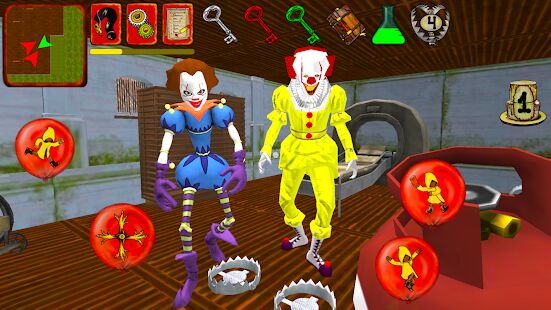 Скачать Clown Brothers. Neighbor Escape 3D - Мод открытые уровни Русская версия 1.5 бесплатно apk на Андроид