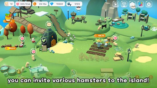 Скачать Хомяково(Hamster Village) - Мод меню RUS версия 1.7.2 бесплатно apk на Андроид