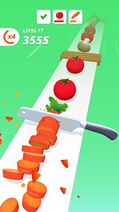 Скачать Perfect Slices - Мод открытые покупки Русская версия 1.3.6 бесплатно apk на Андроид