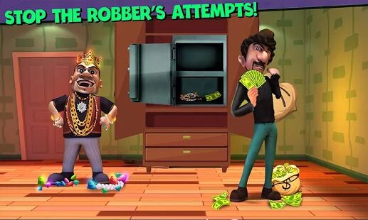 Скачать Scary Robber Home Clash - Мод меню RUS версия 1.9.0 бесплатно apk на Андроид