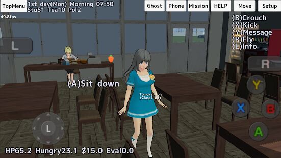 Скачать School Girls Simulator - Мод много денег RUS версия 1.0 бесплатно apk на Андроид