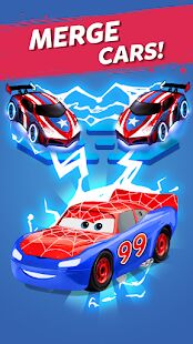 Скачать Merge Neon Car: Car Merger - Мод меню Русская версия 2.4.8 бесплатно apk на Андроид