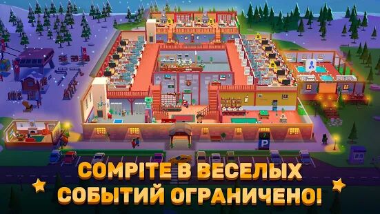 Скачать Hotel Empire Tycoon－Кликер Игра Менеджер Симулятор - Мод много денег RUS версия 1.9.9 бесплатно apk на Андроид