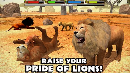Скачать Ultimate Lion Simulator - Мод безлимитные монеты RUS версия Зависит от устройства бесплатно apk на Андроид