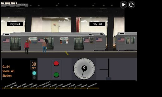 Скачать New York Subway Driver - Мод безлимитные монеты RU версия 2.0 бесплатно apk на Андроид