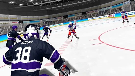 Скачать Hockey All Stars - Мод открытые покупки Русская версия 1.6.2.435 бесплатно apk на Андроид