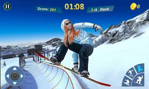 Скачать Snowboard Master 3D - Мод безлимитные монеты RUS версия 1.2.3 бесплатно apk на Андроид