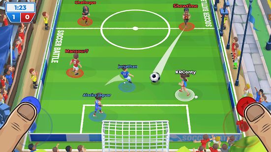 Скачать Футбольная битва (Soccer Battle) - Мод меню Русская версия 1.17.2 бесплатно apk на Андроид