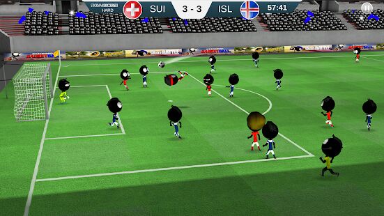 Скачать Stickman Soccer 2018 - Мод безлимитные монеты RUS версия 2.3.3 бесплатно apk на Андроид