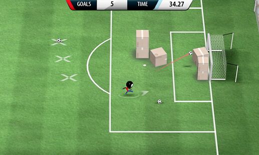 Скачать Stickman Soccer 2016 - Мод много денег Русская версия 1.5.2 бесплатно apk на Андроид