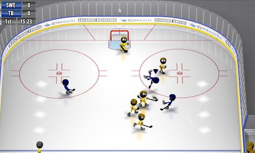 Скачать Stickman Ice Hockey - Мод безлимитные монеты Русская версия 2.4 бесплатно apk на Андроид