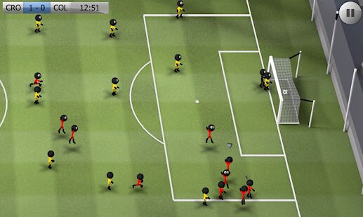 Скачать Stickman Soccer - Classic - Мод открытые уровни RU версия 4.0 бесплатно apk на Андроид