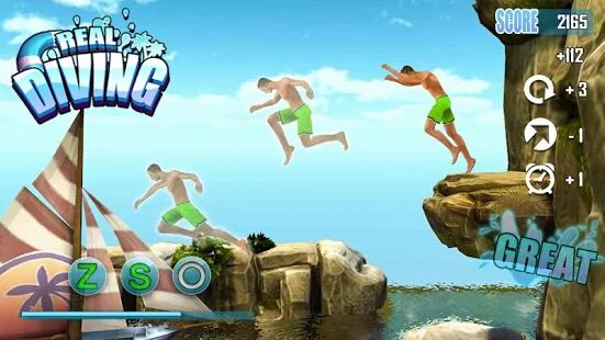Скачать Реальный прыжок в воду - Мод меню RUS версия 1.2.3 бесплатно apk на Андроид