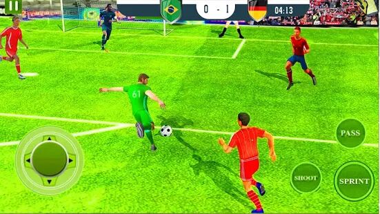 Скачать Real Football Striker:Free kick Soccer League 2021 - Мод открытые покупки RUS версия 1.1 бесплатно apk на Андроид