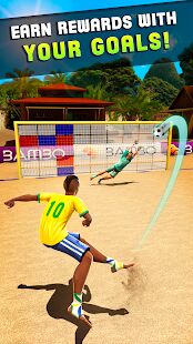 Скачать Shoot Цель Пляжный футбол - Мод открытые уровни RU версия 1.3.8 бесплатно apk на Андроид