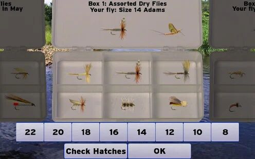 Скачать Fly Fishing Simulator - Мод много денег RU версия Зависит от устройства бесплатно apk на Андроид
