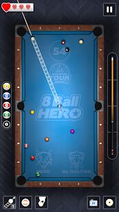 Скачать 8 Ball Hero - Американский бильярд: головоломка - Мод много денег RUS версия 1.18 бесплатно apk на Андроид