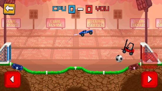 Скачать Pixel Cars. Soccer - Мод много денег Русская версия 2.0 бесплатно apk на Андроид