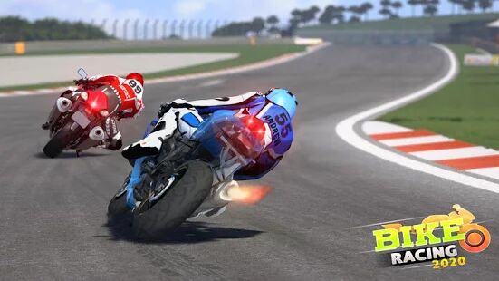 Скачать Motorbike Games 2020 - New Bike Racing Game - Мод меню RUS версия Зависит от устройства бесплатно apk на Андроид