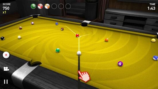 Скачать Real Pool 3D - Мод много денег Русская версия 3.17 бесплатно apk на Андроид
