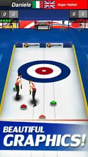 Скачать Curling 3D - Мод много денег Русская версия 2.1 бесплатно apk на Андроид