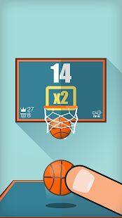 Скачать Basketball FRVR - Стреляйте обручем и слэм данк! - Мод меню RU версия 2.7.7 бесплатно apk на Андроид