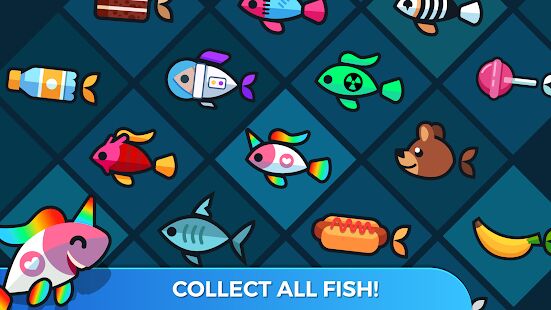Скачать Idle Fish Aquarium - Мод открытые уровни RU версия 1.7.9 бесплатно apk на Андроид
