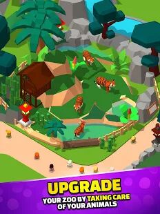 Скачать Idle Zoo Tycoon 3D - Animal Park Game - Мод меню Русская версия 1.7.0 бесплатно apk на Андроид