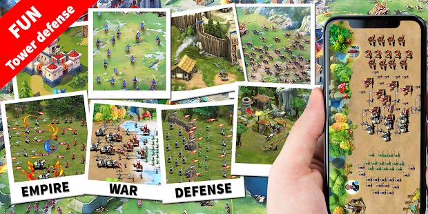 Скачать Empire Defense: Age of Stick War & Tower Defense - Мод много монет RUS версия 32 бесплатно apk на Андроид