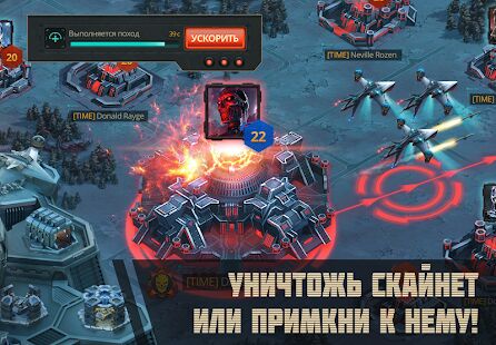 Скачать Terminator Genisys: Future War - Мод открытые покупки RUS версия Зависит от устройства бесплатно apk на Андроид