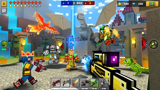 Скачать Pixel Gun 3D: Battle Royale (Стрелялки Онлайн) - Мод открытые покупки RU версия 21.3.1 бесплатно apk на Андроид