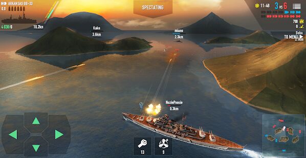 Скачать Battle of Warships: Морской бой - Мод меню RUS версия 1.72.12 бесплатно apk на Андроид