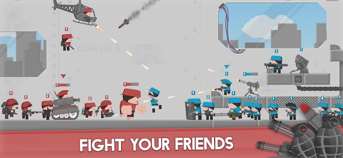 Скачать Clone Armies: Tactical Army Game - Мод открытые уровни RU версия 7.7.8 бесплатно apk на Андроид