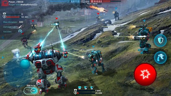 Скачать Robot Warfare: Mech Battle 3D PvP FPS - Мод открытые уровни RU версия 0.4.0 бесплатно apk на Андроид