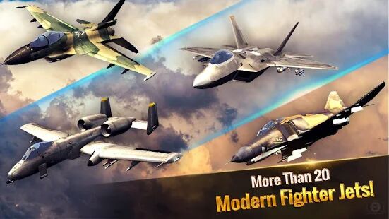 Скачать истребитель: современный воздушный бой - Мод меню RU версия 2.61 бесплатно apk на Андроид