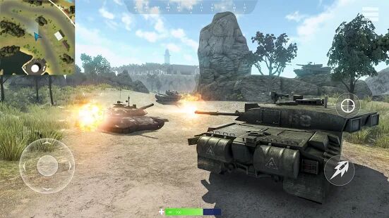 Скачать Tanks of War: Танки онлайн - Мод открытые уровни Русская версия 1.3.2 бесплатно apk на Андроид