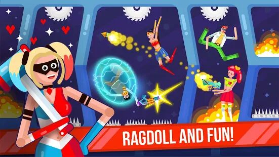 Скачать Ragdoll Rage: Heroes Arena - Мод открытые покупки RU версия 1.6.1 бесплатно apk на Андроид